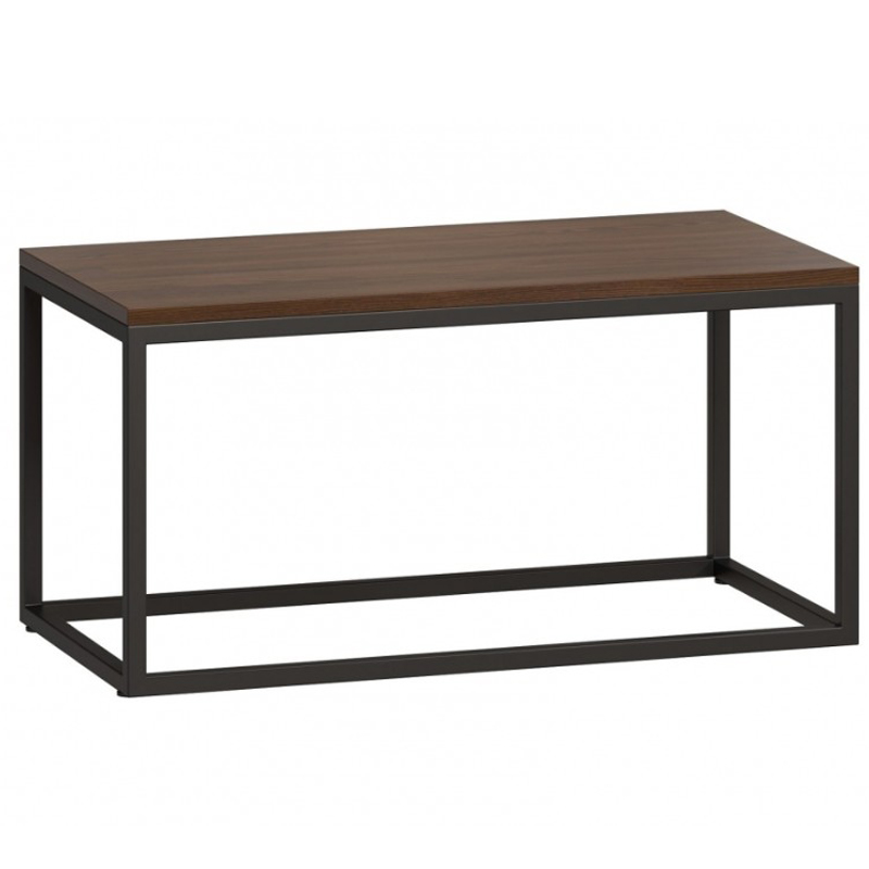 Кофейный стол Industrial Oak Philomel Coffee Table Коричневый Черный в Нижнем Новгороде | Loft Concept 