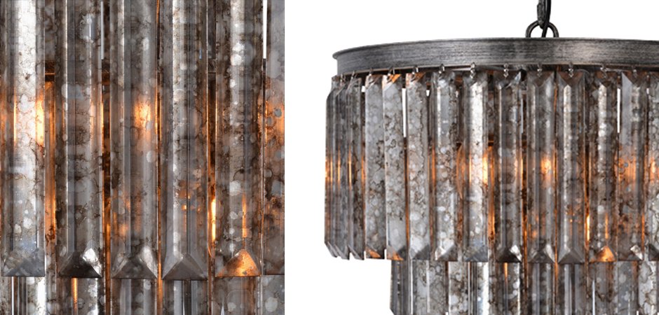 Подвесной светильник ODEON Aged Glass Chandelier Подвесной светильник ODEON Aged Glass Chandelier - Loft-Concept в Нижнем Новгороде
