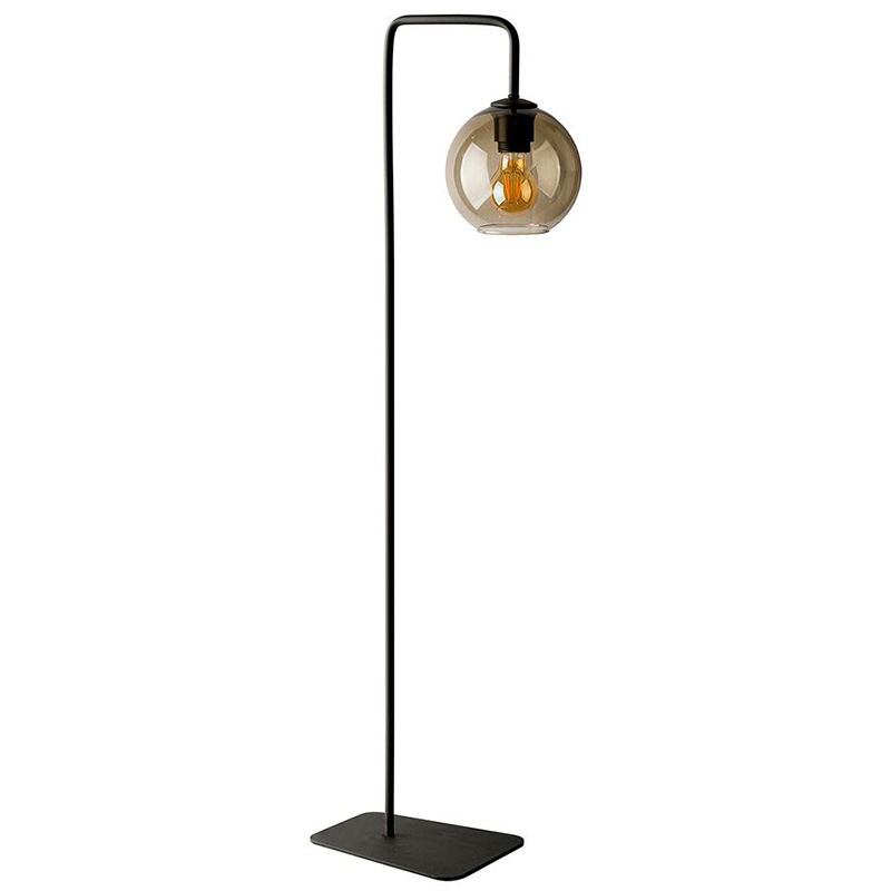 Торшер Franco Floor Lamp Янтарный Черный в Нижнем Новгороде | Loft Concept 