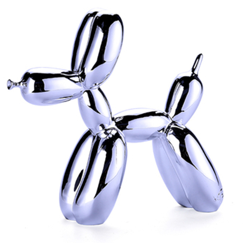 Статуэтка Jeff Koons Balloon Dog medium Silver Серебряный в Нижнем Новгороде | Loft Concept 