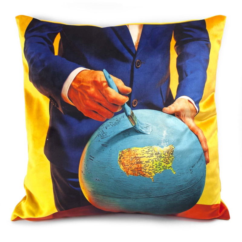 Подушка Seletti Cushion Globe Design Toiletpaper Мульти в Нижнем Новгороде | Loft Concept 