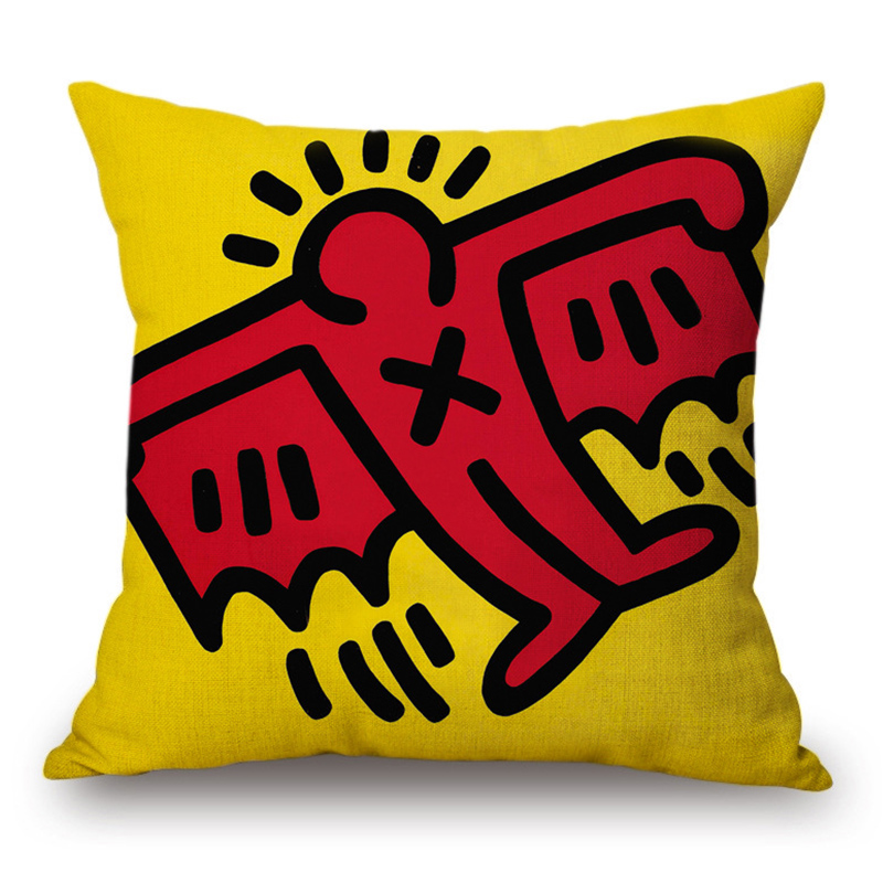 Подушка Keith Haring 18 Мульти в Нижнем Новгороде | Loft Concept 