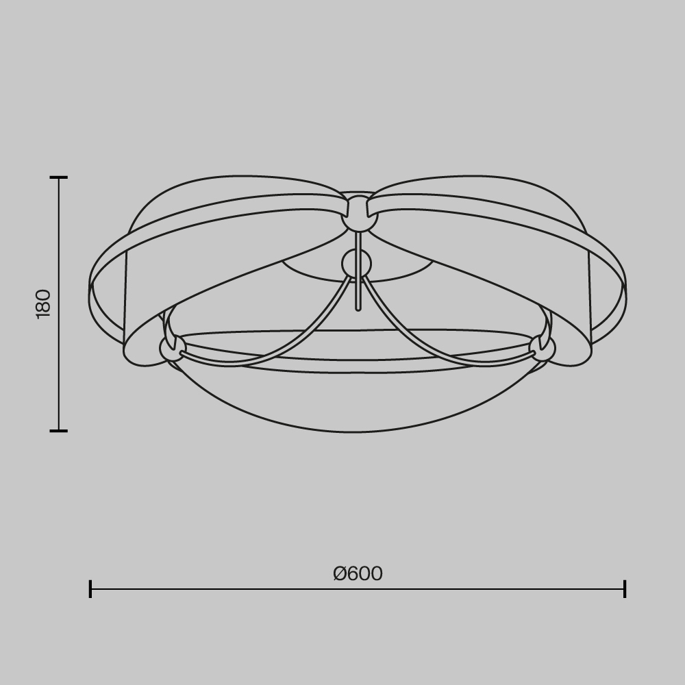Потолочный светильник Breeze 3000К 45Вт в Нижнем Новгороде