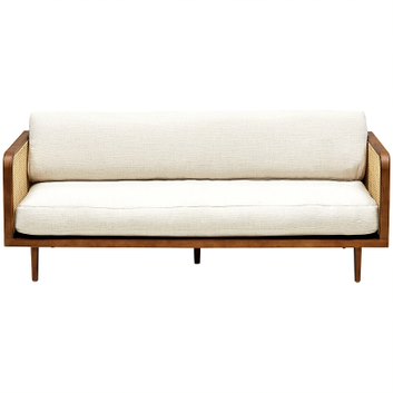 Диван Rattan Decor Sofa Ivory ivory ( слоновая кость ) Коричневый в Нижнем Новгороде | Loft Concept 