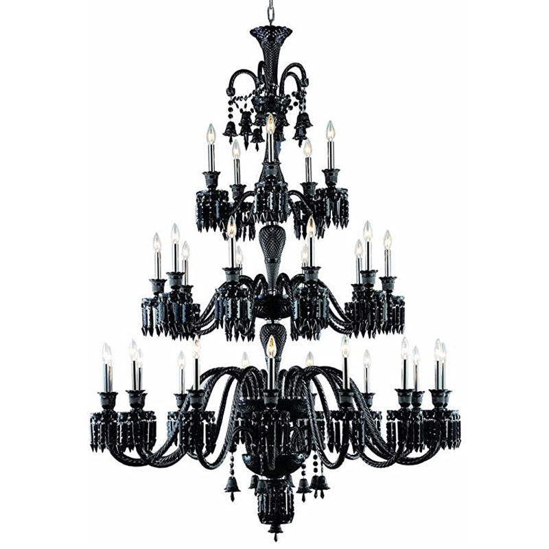 Люстра BACCARAT Zenith Midnight Chandelier 35 Черный в Нижнем Новгороде | Loft Concept 