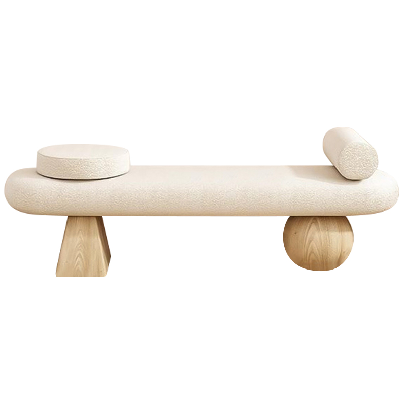 Банкетка Hollie Wooden Forms Bench Бежевый Древесина в Нижнем Новгороде | Loft Concept 