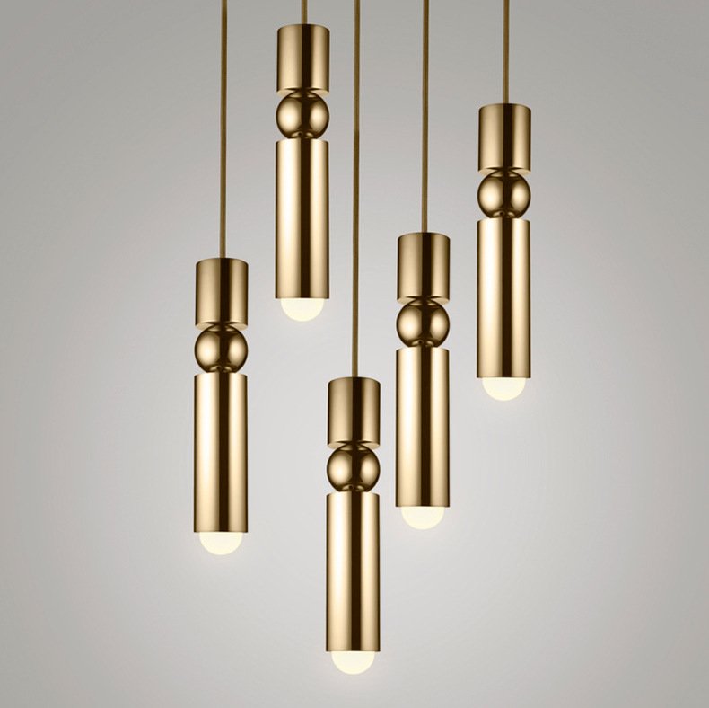 Подвесной светильник Fulcrum by Lee Broom Brass Латунь в Нижнем Новгороде | Loft Concept 