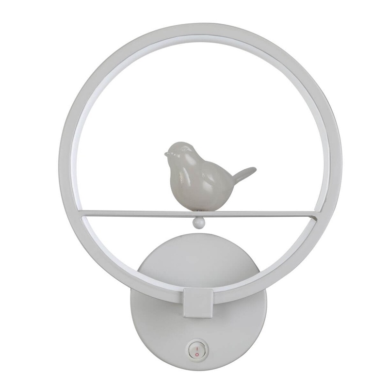 Бра Bird Ring Sconce white Белый в Нижнем Новгороде | Loft Concept 