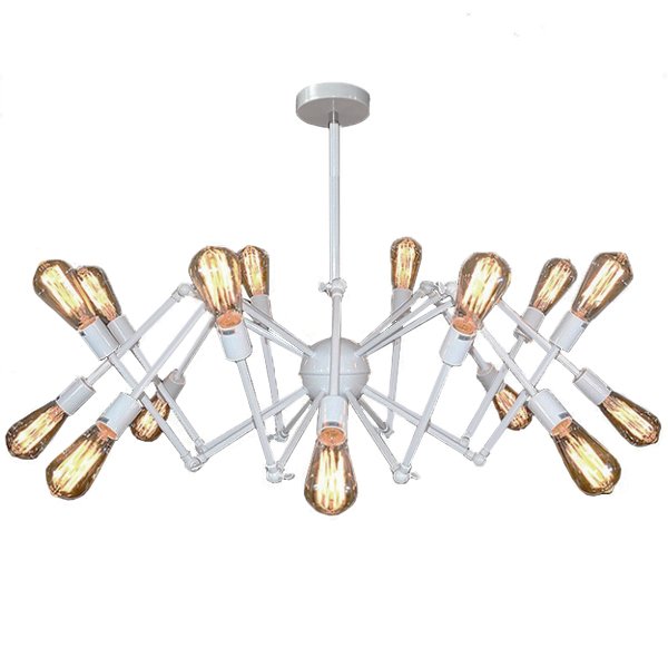 Cветильник Loft Sputnik Chandelier Spider White Белый в Нижнем Новгороде | Loft Concept 