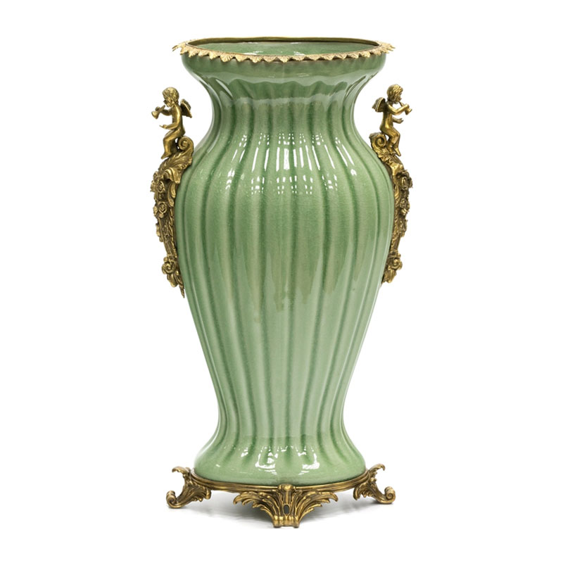 Ваза Bronze Angel Vase green Бронза Зеленый в Нижнем Новгороде | Loft Concept 