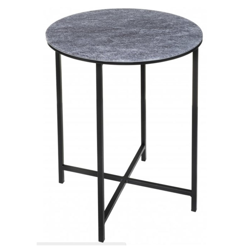 Приставной стол Zermatt Side Table round gray Серый (Gray) в Нижнем Новгороде | Loft Concept 