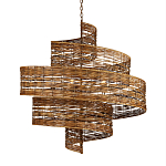 Люстра фактурная в виде спирали Enveloping Art варинант исполнения - 1 | Loft Concept в Нижнем Новгороде