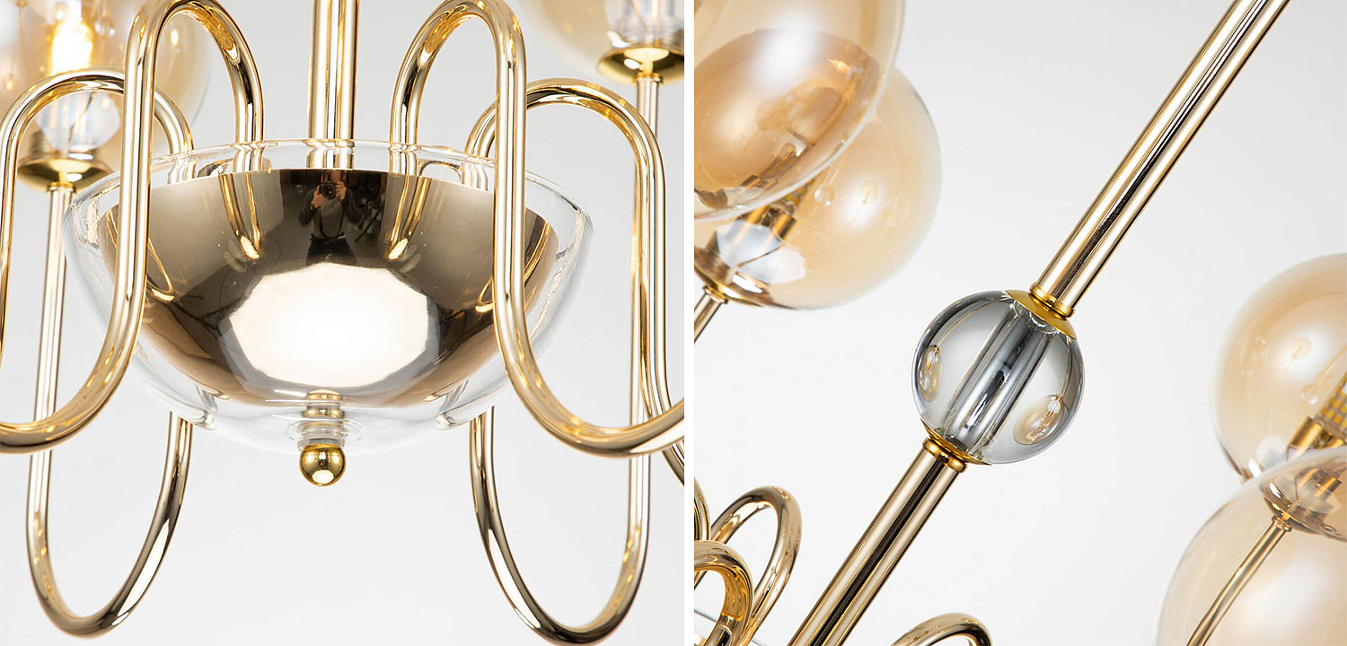 Люстра Sheiry Glass Ball Chandelier 6 Люстра Sheiry Glass Ball Chandelier 6 - Loft-Concept в Нижнем Новгороде
