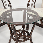 Комплект уличной мебели из ротанга Serenity Dark Brown варинант исполнения - 4 | Loft Concept в Нижнем Новгороде