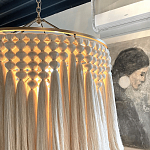 Люстра белая плетеная с кисточками Boho Tassel Chandelier варинант исполнения - 4 | Loft Concept в Нижнем Новгороде