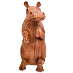 Статуэтка деревянная в виде бегемота Hippopotamus of the World варинант исполнения - 2 | Loft Concept в Нижнем Новгороде