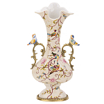 Ваза из фарфора с бронзовыми вставками Eden Garden варинант исполнения - 1 | Loft Concept в Нижнем Новгороде