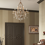 Люстра многоярусная с 12-ю лампами и стеклянными подвесками в классическом стиле Feiss варинант исполнения - 3 | Loft Concept в Нижнем Новгороде