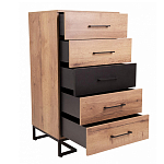 Комод с 5-ю ящиками в стиле лофт Urban Style Space варинант исполнения - 5 | Loft Concept в Нижнем Новгороде