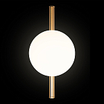 Бра с золотым основанием и белым плафоном в форме шара Bubble варинант исполнения - 5 | Loft Concept в Нижнем Новгороде