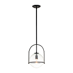 Подвесной светильник с прозрачным плафоном в форме шара в арочной подвеске Hinkley варинант исполнения - 2 | Loft Concept в Нижнем Новгороде