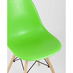 Пластиковый стул на ножках из массива бука Eames Light Green варинант исполнения - 2 | Loft Concept в Нижнем Новгороде