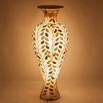Торшер из перламутра в виде вазы Indonesian Vase варинант исполнения - 2 | Loft Concept в Нижнем Новгороде