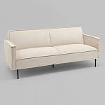 Диван современный вельветовый прямой Worcester Молочный варинант исполнения - 1 | Loft Concept в Нижнем Новгороде