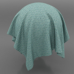 Мебельная ткань Шенилл бирюзовый цвет 142 см T4-61 варинант исполнения - 12 | Loft Concept в Нижнем Новгороде