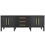 Большая VT-тумба Primo шпон Черный дуб варинант исполнения - 1 | Loft Concept в Нижнем Новгороде