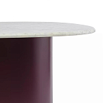 Журнальный столик овальный с мраморной столешницей Decor Showcase варинант исполнения - 3 | Loft Concept в Нижнем Новгороде