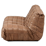 Дизайнерский кожаный диван коричневый без подлокотников Aveline Leather Sofa варинант исполнения - 3 | Loft Concept в Нижнем Новгороде