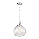 Подвесной светильник с прозрачным стеклянным плафоном в форме шара в современном стиле на цепи Feiss варинант исполнения - 2 | Loft Concept в Нижнем Новгороде