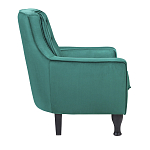 Кресло с мягкой обивкой из велюра на 4-х ножках из массива березы Scarlett Armchair green варинант исполнения - 2 | Loft Concept в Нижнем Новгороде