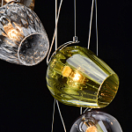 Люстра каскадная с 5-ю разноцветными стеклянными плафонами Kaleido варинант исполнения - 10 | Loft Concept в Нижнем Новгороде