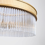 Люстра подвесная круглая со стеклянными трубками Nembus варинант исполнения - 4 | Loft Concept в Нижнем Новгороде