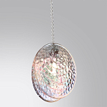 Подвесной светильник с круглым плафоном из рельефного стекла Disc Light варинант исполнения - 3 | Loft Concept в Нижнем Новгороде