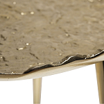 Столик журнальный металлический золотого цвета Modern Rethinking of Traditions варинант исполнения - 1 | Loft Concept в Нижнем Новгороде