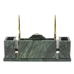 Настольный письменный набор из змеевика с подставкой под календарь Successful Leader варинант исполнения - 3 | Loft Concept в Нижнем Новгороде