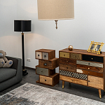 Тумба необычной формы с выдвижными ящиками Shift варинант исполнения - 4 | Loft Concept в Нижнем Новгороде