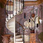 Обои ручная роспись Willow & Waves Original colourway on Edo painted Xuan paper with antiquing варинант исполнения - 3 | Loft Concept в Нижнем Новгороде