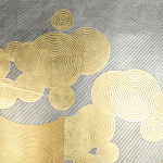 Обои ручная роспись в стиле Арт-деко Namban Colourway SC-289 on gold gilded paper варинант исполнения - 1 | Loft Concept в Нижнем Новгороде