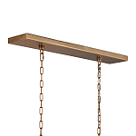 Люстра прямоугольная с каркасом золотого цвета Soft Glow Lamps варинант исполнения - 5 | Loft Concept в Нижнем Новгороде