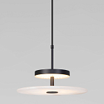 Светодиодный подвесной светильник черный с мраморным рассеивателем варинант исполнения - 2 | Loft Concept в Нижнем Новгороде