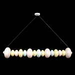 Подвесной светильник светодиодный горизонтальный в виде ожерелья из пастельных сфер Pastel Lunaria Horizon  варинант исполнения - 1 | Loft Concept в Нижнем Новгороде