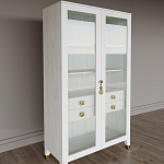 Дизайнерский шкаф витрина Elsa Dreams White с 4-мя ящиками варинант исполнения - 3 | Loft Concept в Нижнем Новгороде