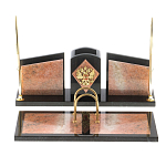 Настольный письменный набор из розового мрамора Marble Accessory варинант исполнения - 1 | Loft Concept в Нижнем Новгороде