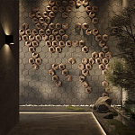 Гипсовая 3D панель с принтографией PM-41 варинант исполнения - 3 | Loft Concept в Нижнем Новгороде