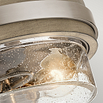 Потолочный светильник с прозрачным стеклянным плафоном с эффектом пузырьков Kichler варинант исполнения - 2 | Loft Concept в Нижнем Новгороде