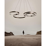 Люстра подвесная светодиодная в виде волнообразной ленты Ribbon Vortex варинант исполнения - 14 | Loft Concept в Нижнем Новгороде